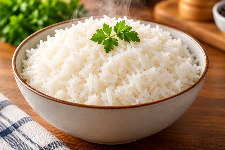 Arroz empelotado / grudado