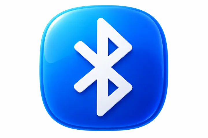 Persona usando auriculares Bluetooth conectados al celular mientras revisa la configuración de audio